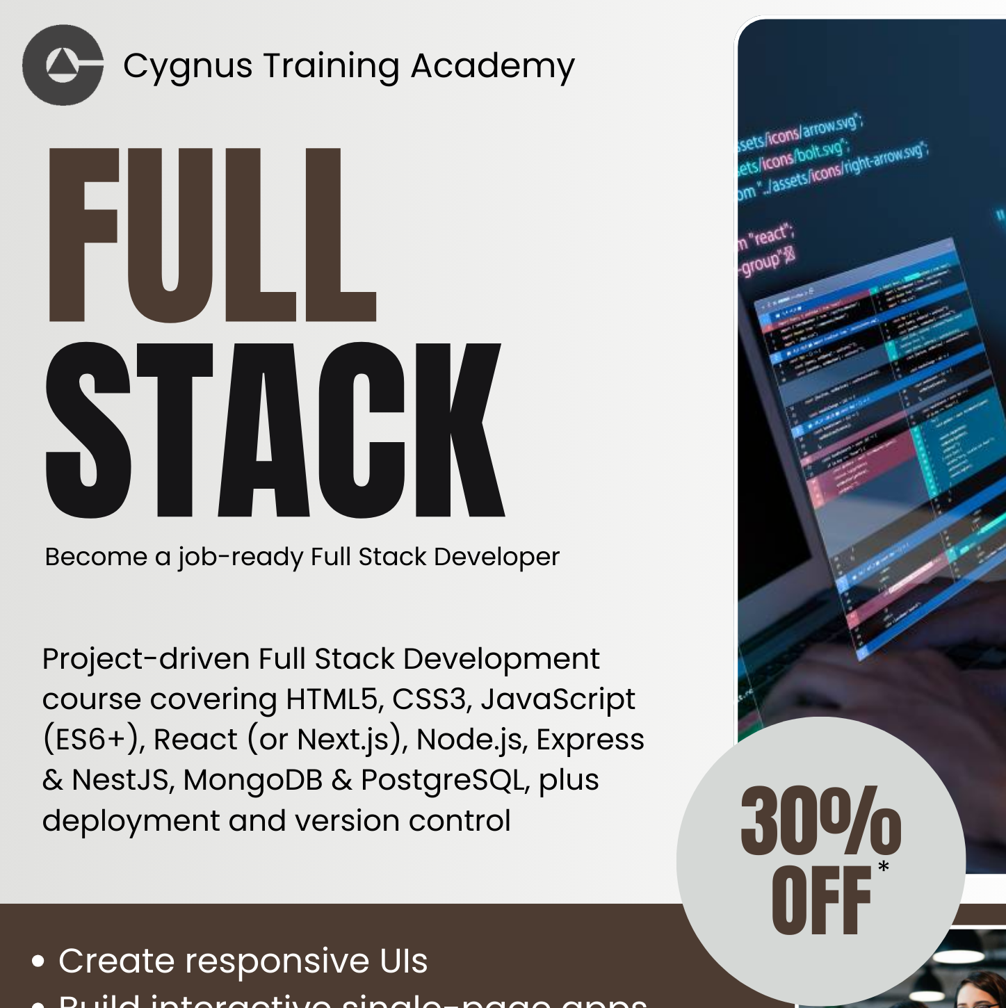 Full stack development